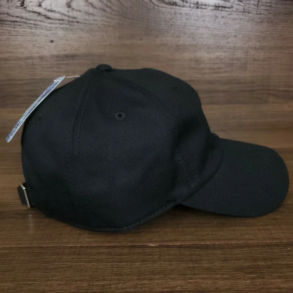 NASA Dad Hat Cap Embroidered Logo Space Camp Black Cotton‎ NWT